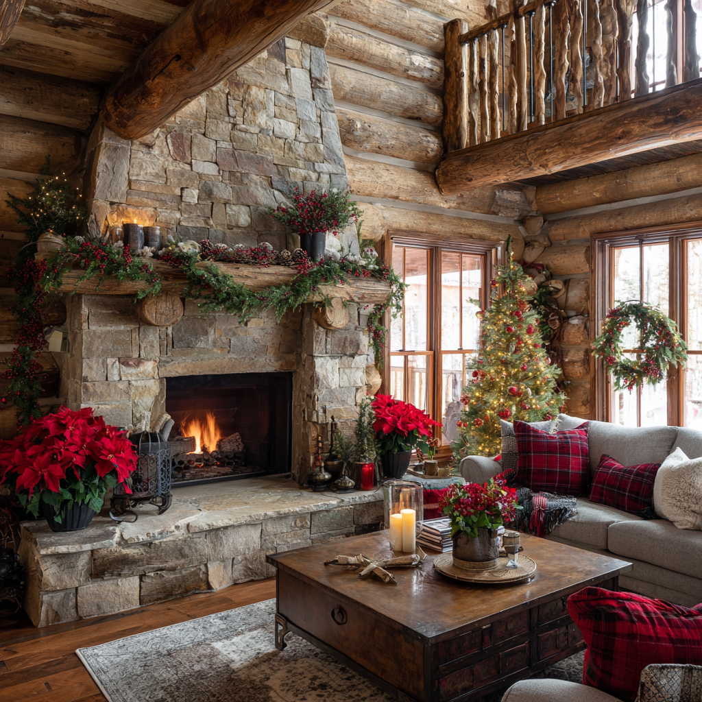 New! Christmas cabin II - Enchanted Stitching